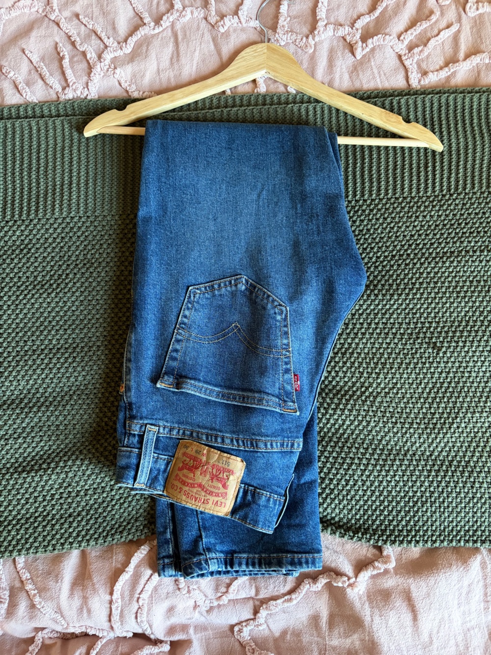 Levi's Dark Blue Men’s Straight Jeans